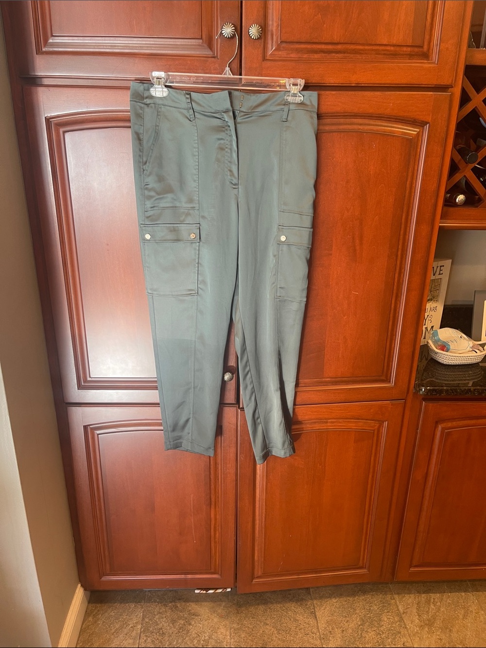 White House Black Market Olive Cargo Jogger Pants